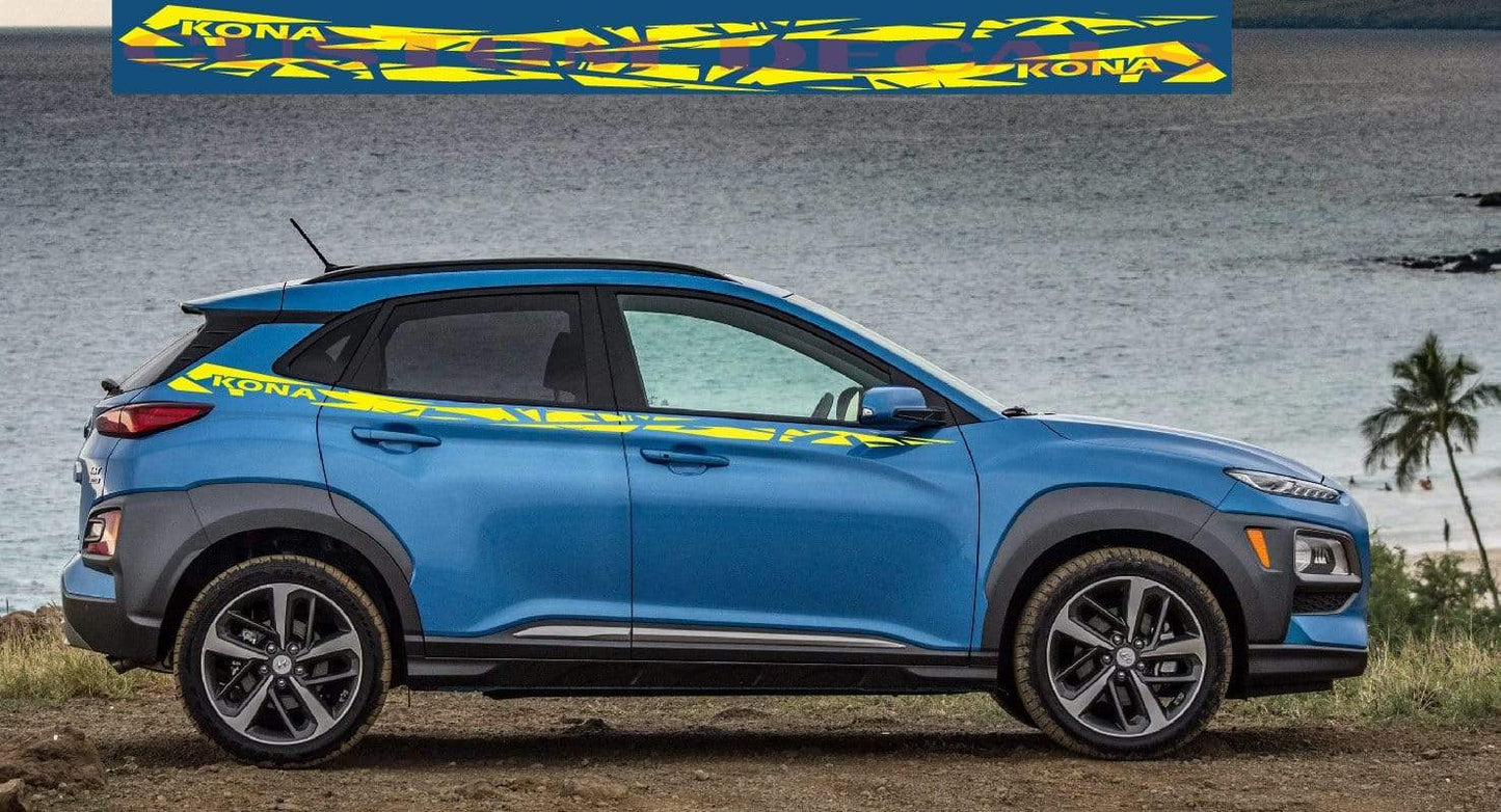 Premium Quality Vinyl Stickers Beautiful Graphics For Hyundai Kona BFF
