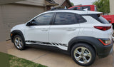 Premium Vinyl Sticker Compatible with Hyundai Kona Door Style Unique Line design