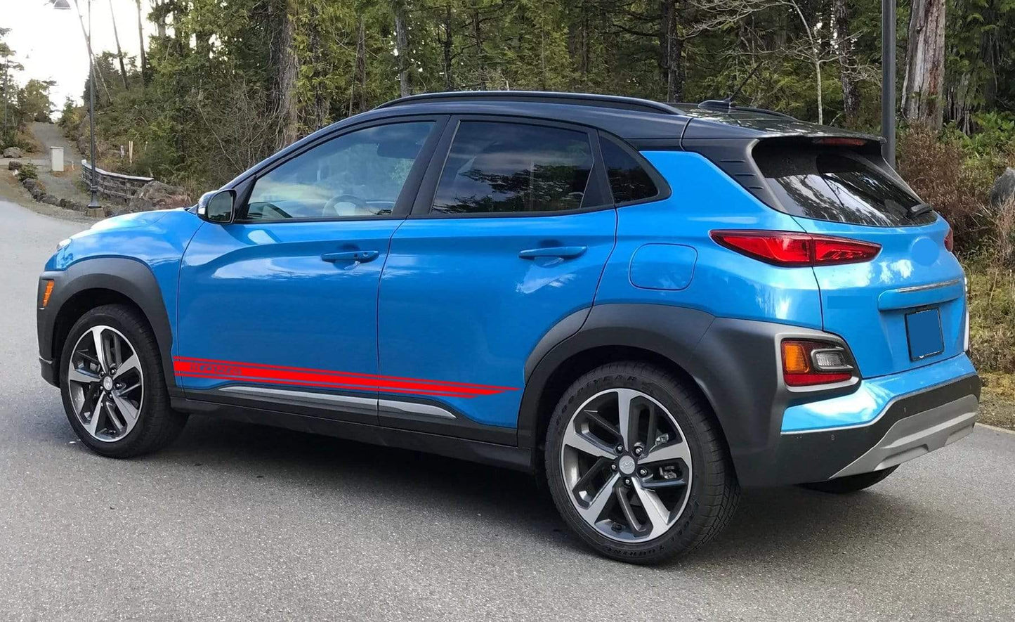 Autocollants en vinyle graphiques classiques pour Hyundai Kona