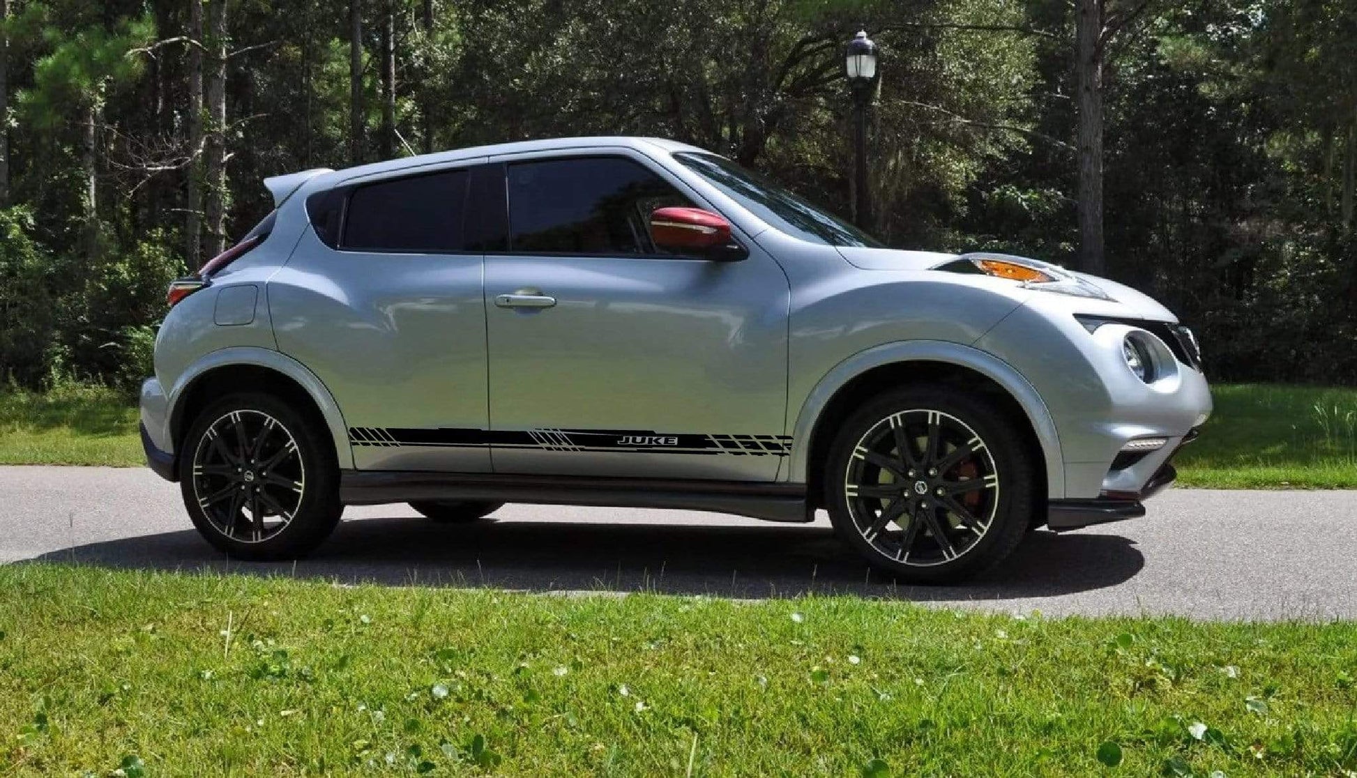 Racing Side Stripes Vinyl Decal Kit for Nissan Juke– 2x Premium Stickers