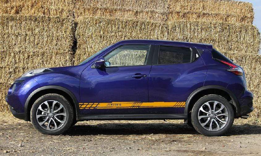 Racing Side Stripes Vinyl Decal Kit for Nissan Juke– 2x Premium Stickers