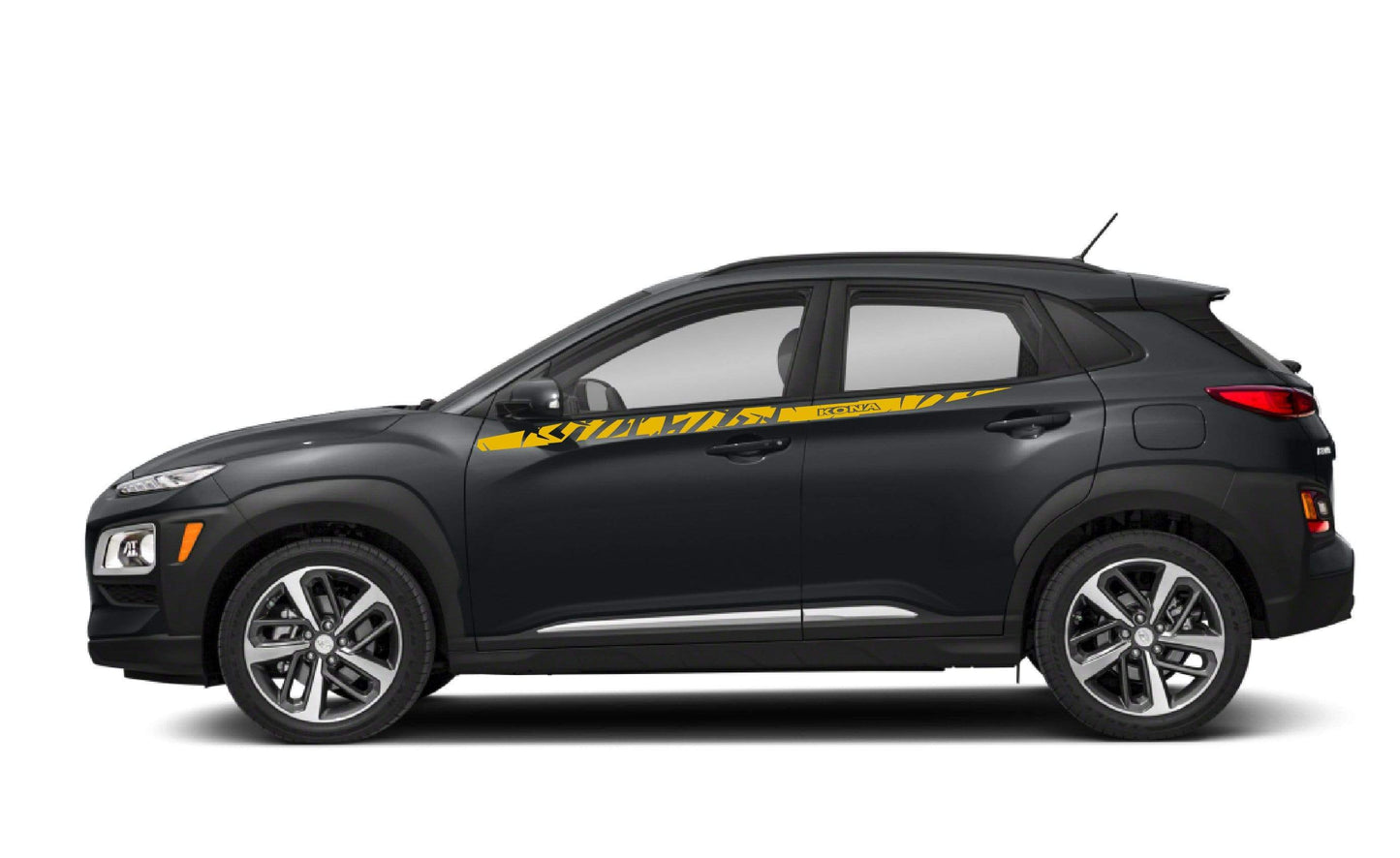 Premium Vinyl Sticker Compatible with Hyundai Kona New Zebra line design