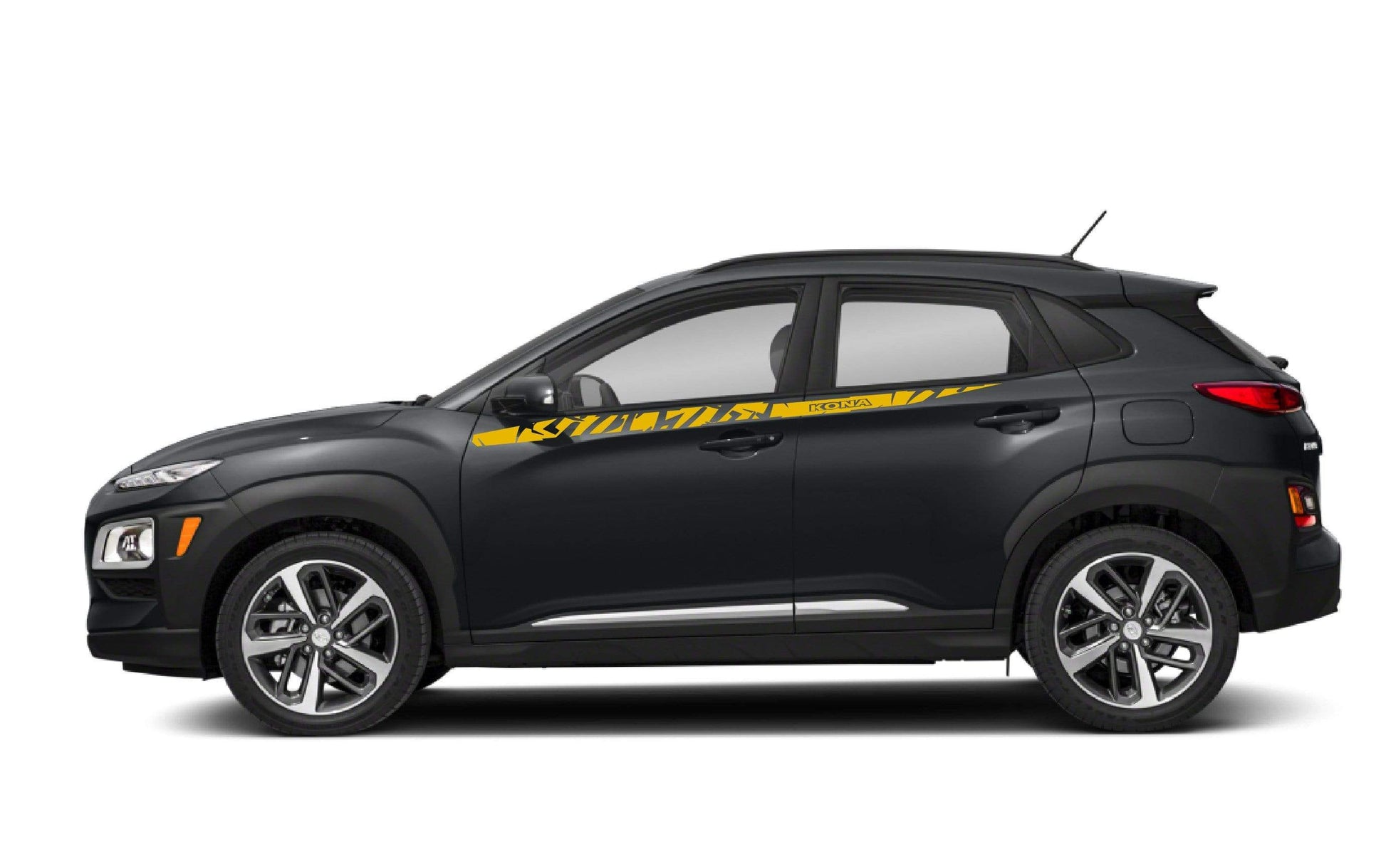 Premium Vinyl Sticker Compatible with Hyundai Kona New Zebra line design