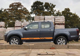 Vinyl Stickers Unique kit line Graphics For Isuzu D-Max