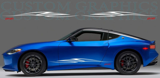 Vinyl Graphics Vinyl Stripes Compatible With Nissan Z Sticker Decals Tribal Design