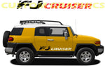 Vinyl Graphics Vinyl Stripes Compatible With TOYOTA FJ CRUISER 2022, 4x Sticker Design