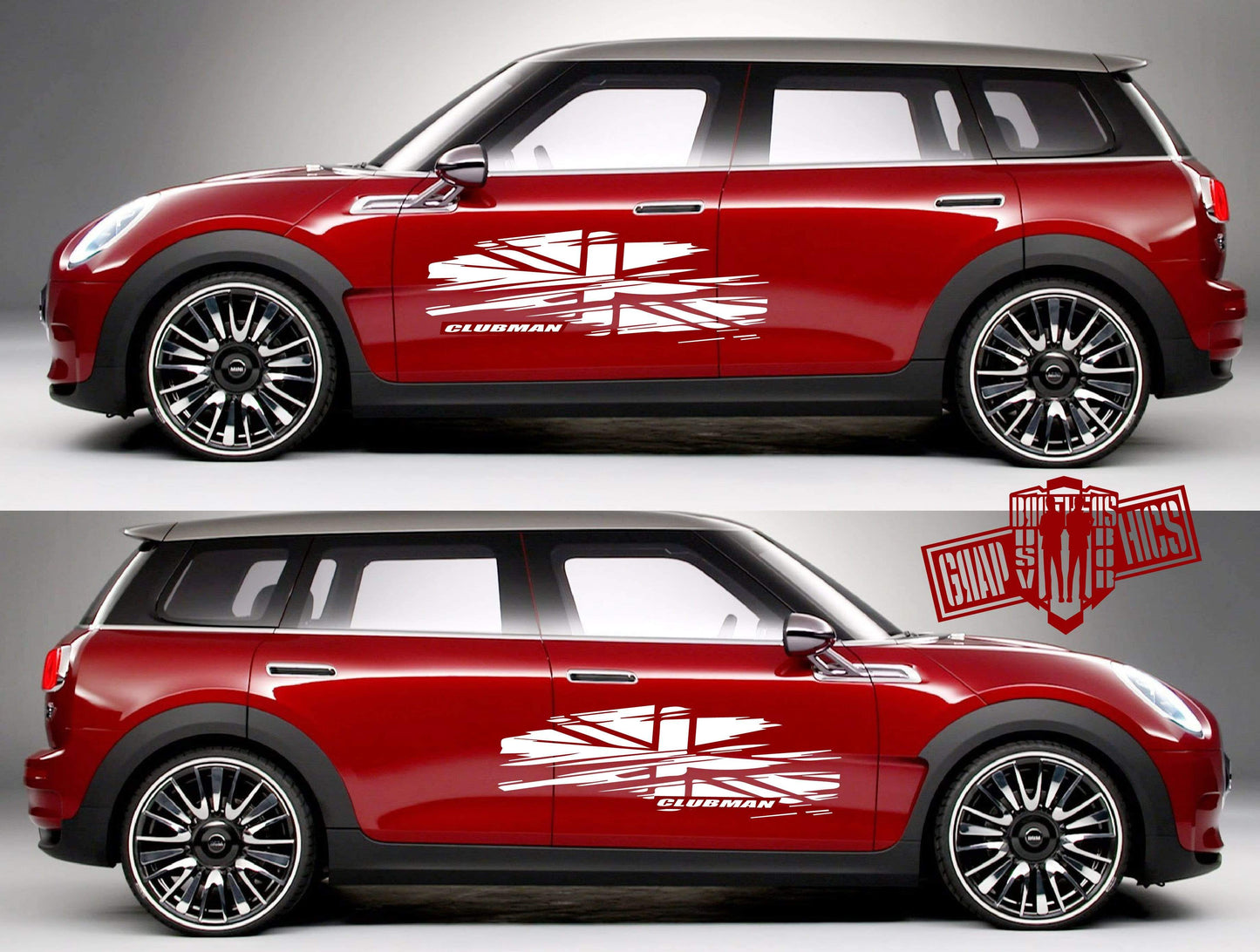 Premium Quality Vinyl Sticker fit Mini Cooper Vinyl car stickers Automotive decals Clubman, John Cooper, Countryman
