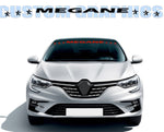 Vinyl Graphics Window Design Graphic Racing Stripes Compatible with Renault Megane