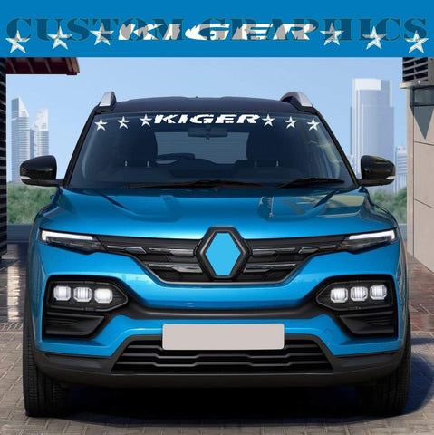Vinyl Graphics Window Sticker Design Graphic Racing Stripes Compatible with Renault Kiger
