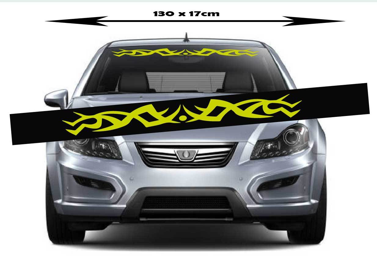 Vinyl Graphics Windshield Decal Compatible with any car vechile stickers
