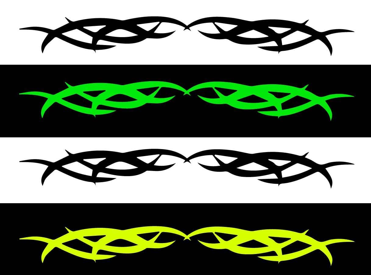 Vinyl Graphics Windshield Decal Compatible with any car vechile vinyl decal