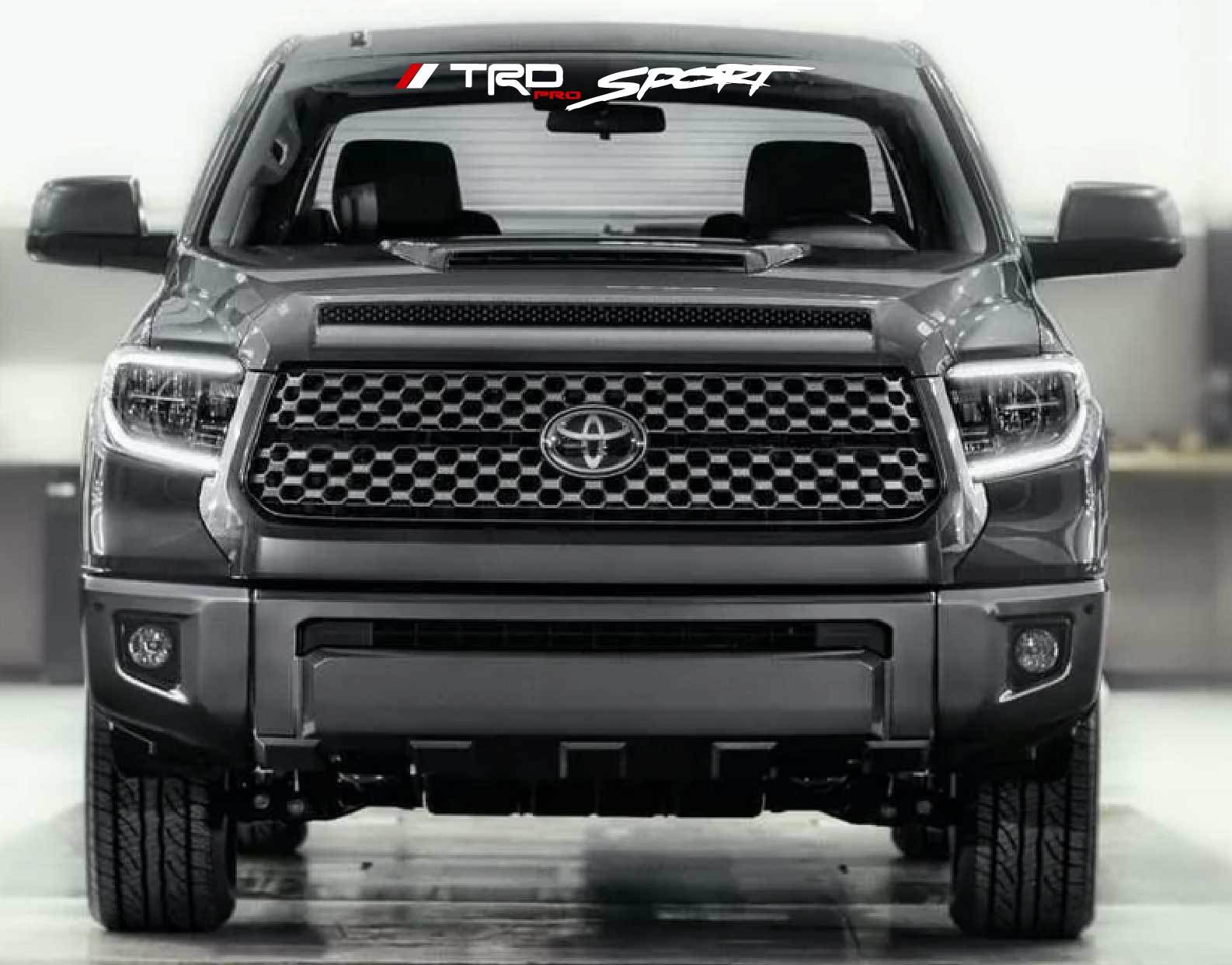 Premium Windshield Sticker Compatible with Toyota Tundra Toyota Tacoma TRD PRO Sticker Street Auto