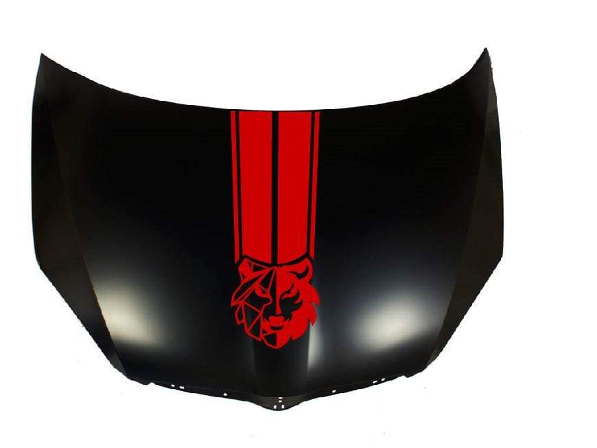 Vinyle design WOLF | Autocollants universels pour capot | Autocollants graphiques pour capot