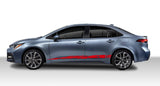 Vinyl Graphics Wolf Graphic Gift Corolla Racing Stripes for Toyota Corolla car stickers decals